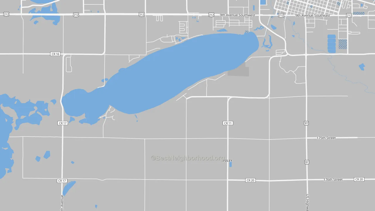 Transit Grade map of Foley, SD