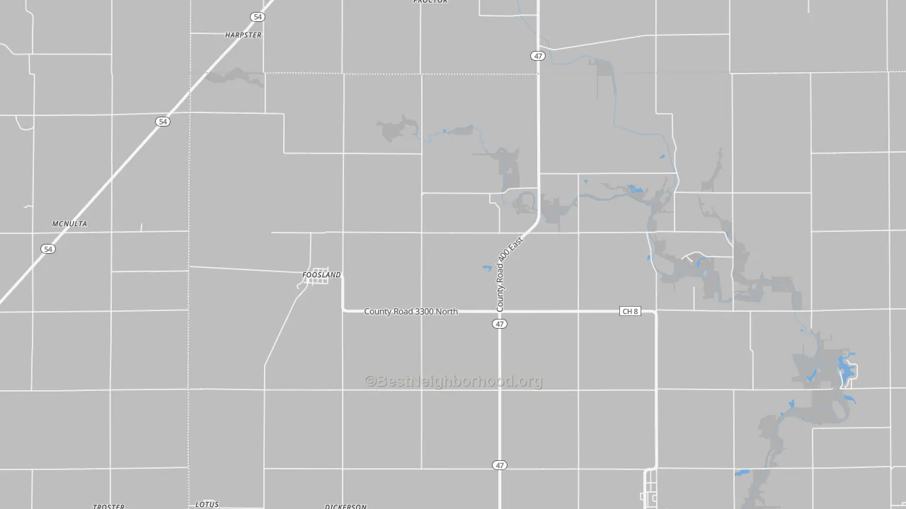Transit Grade map of Foosland, IL