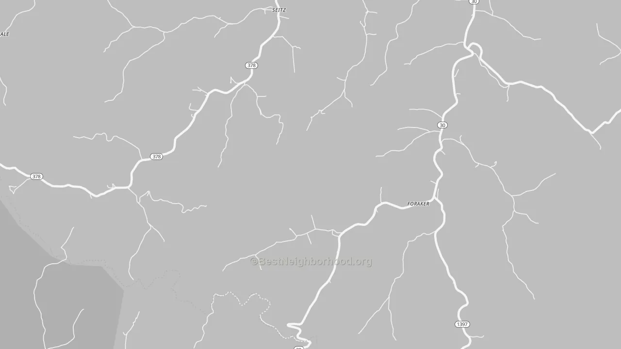 Transit Grade map of Foraker, KY