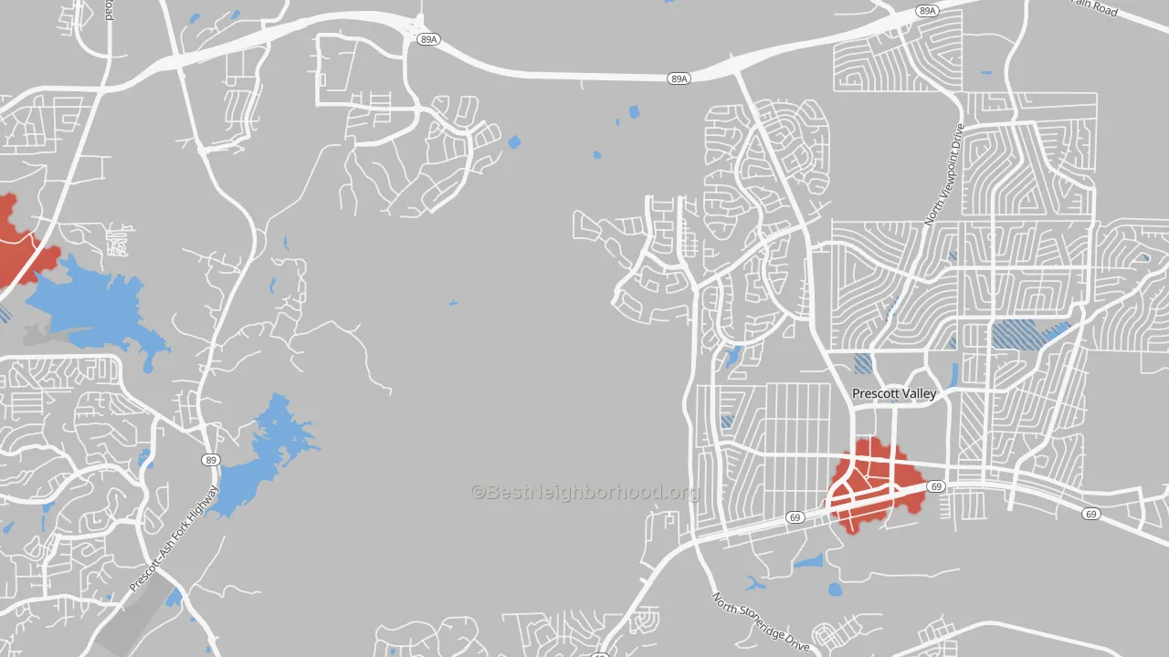 Transit Grade map of Forbing Park, AZ