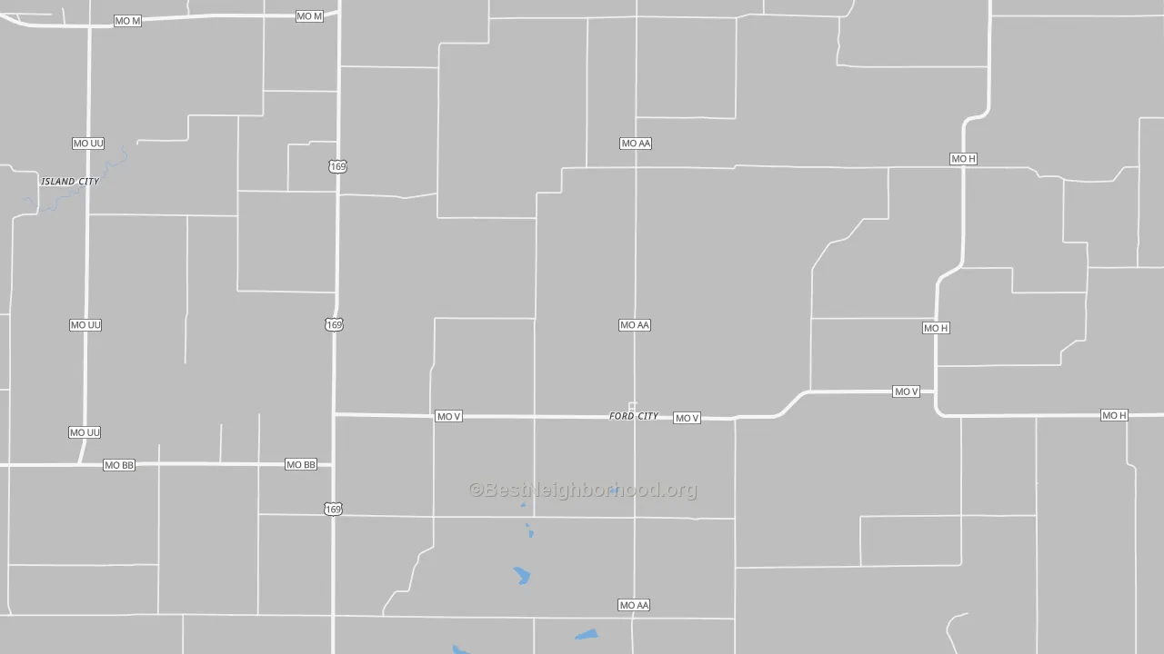 Transit Grade map of Ford City, MO