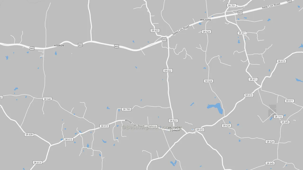 Transit Grade map of Ford, VA