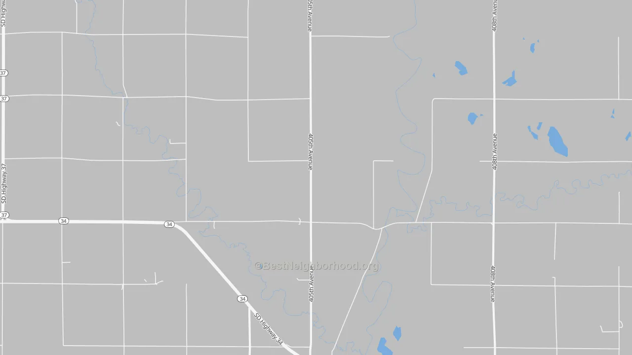 Transit Grade map of Forestburg, SD