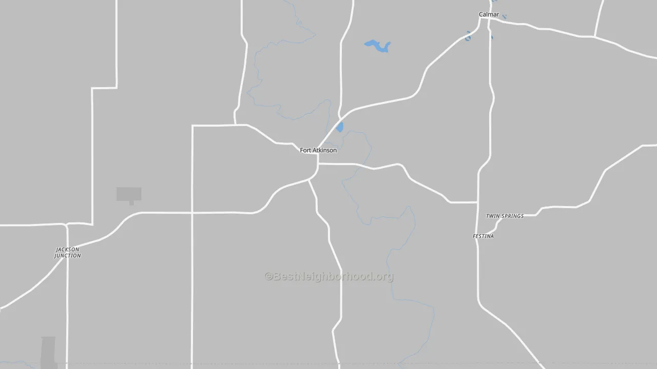 Transit Grade map of Fort Atkinson, IA