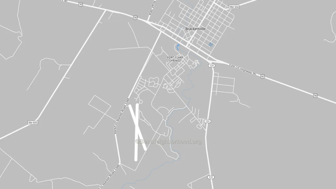 Transit Grade map of Fort Clark Springs, TX