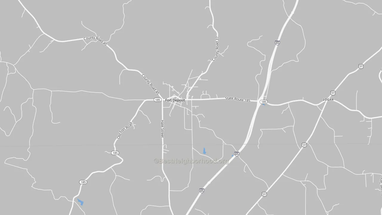 Transit Grade map of Fort Deposit, AL
