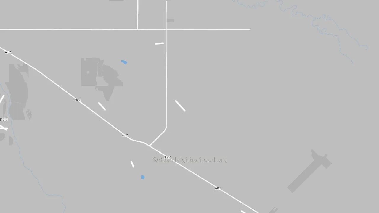 Transit Grade map of Fort Greely, AK