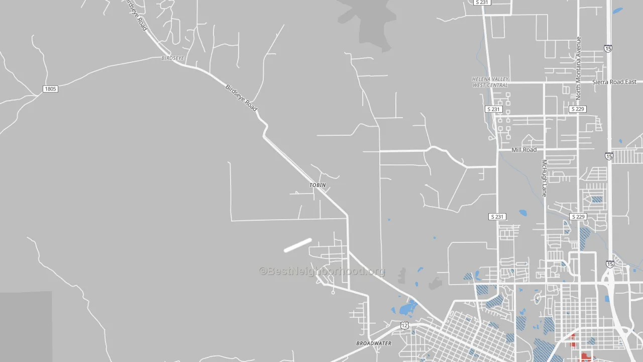 Transit Grade map of Fort Harrison, MT