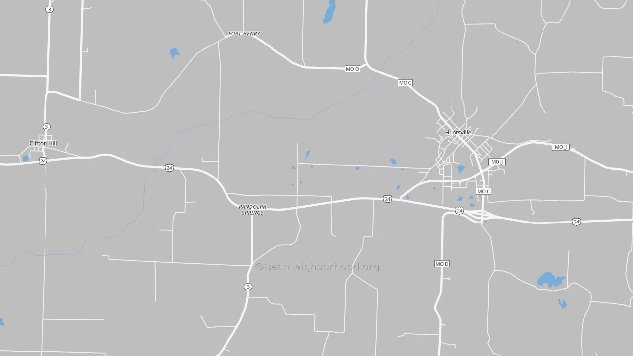 Transit Grade map of Fort Henry, MO