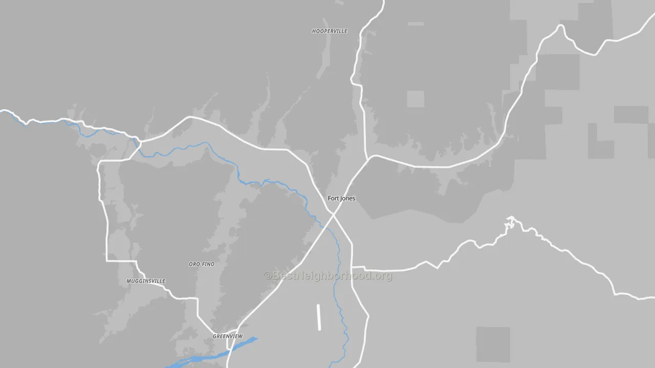 Transit Grade map of Fort Jones, CA