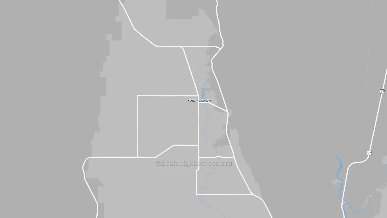 Transit Grade map of Fort Klamath, OR