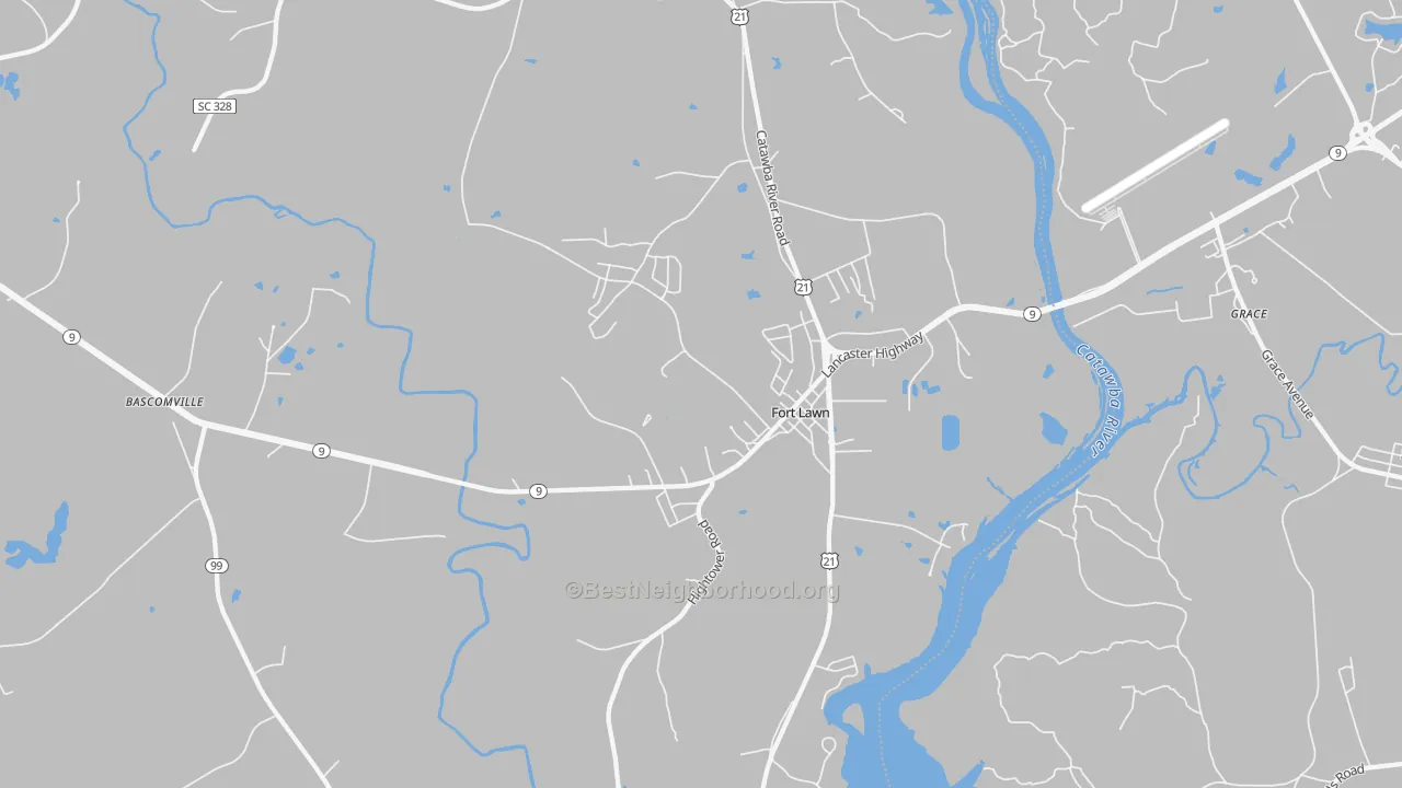 Transit Grade map of Fort Lawn, SC