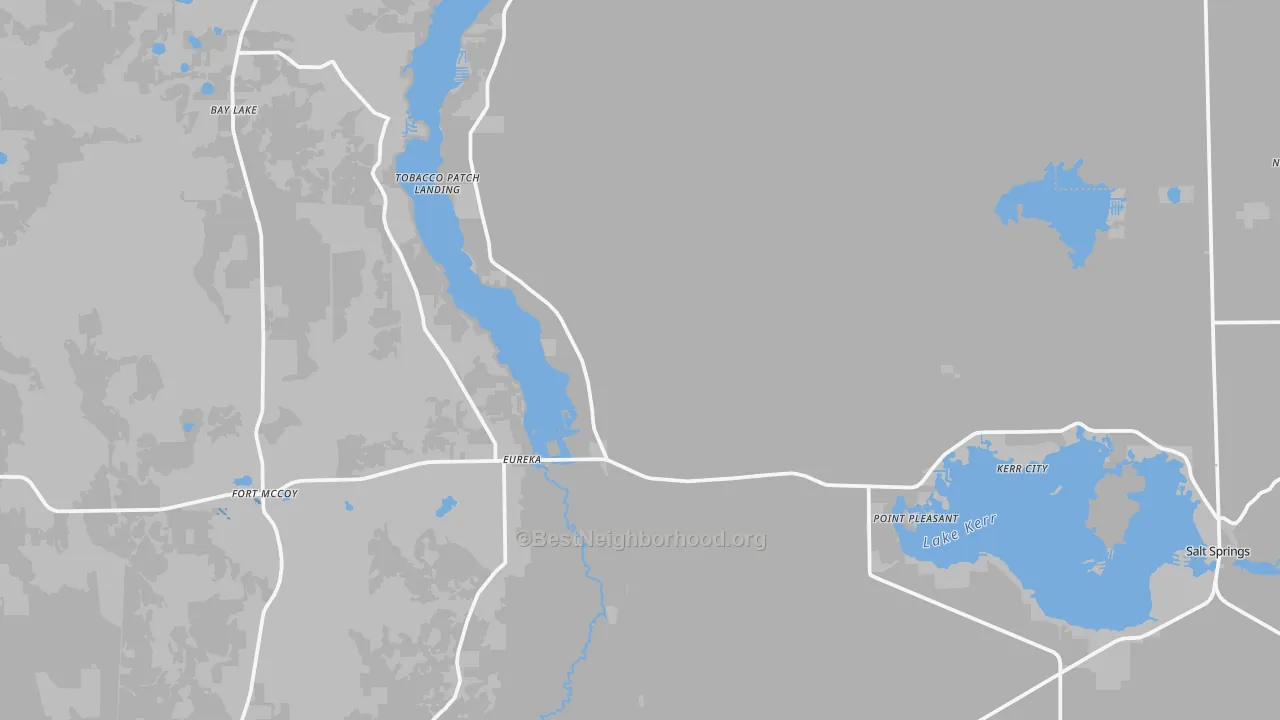 Transit Grade map of Fort Mc Coy, FL