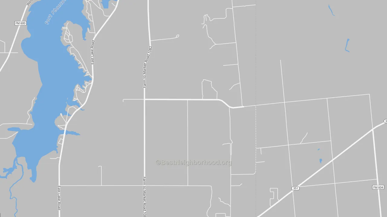 Transit Grade map of Fort Phantom Area, Abilene, TX