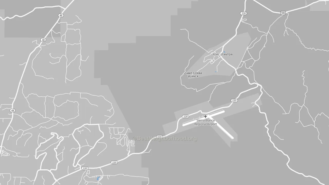 Transit Grade map of Fort Stanton, NM