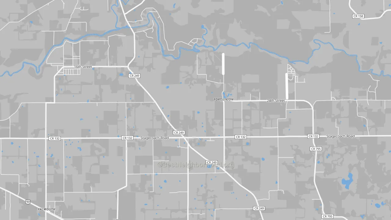 Transit Grade map of Fort Union, FL