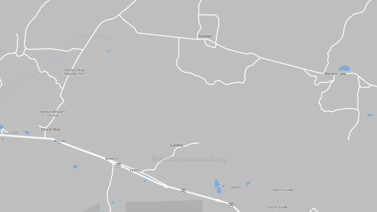 Transit Grade map of Fort Wingate, NM