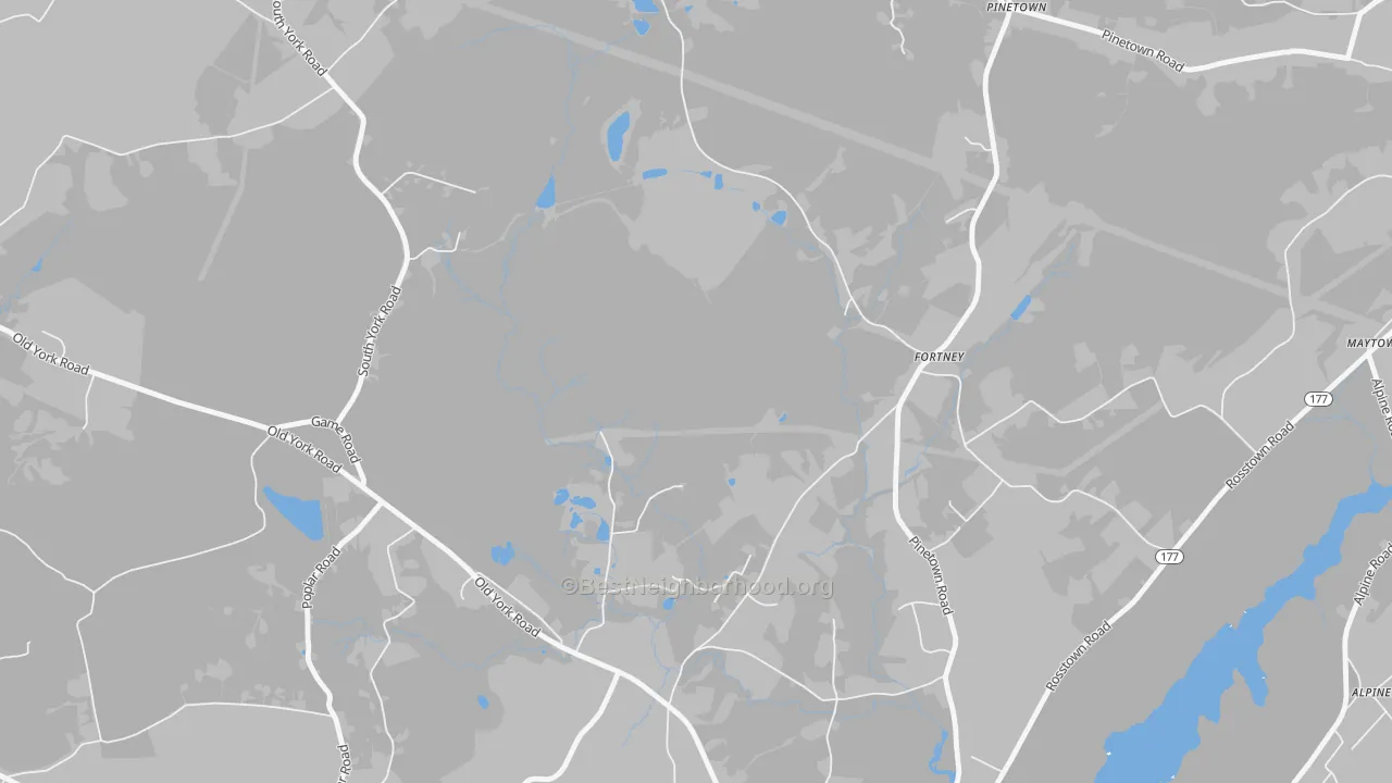 Transit Grade map of Fortney, PA