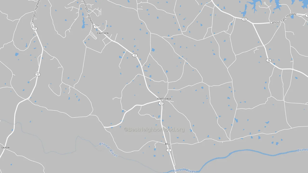 Transit Grade map of Fortsonia, GA