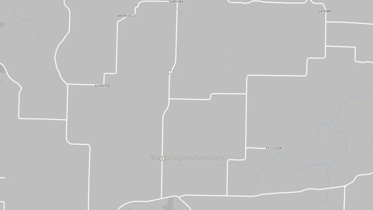 Transit Grade map of Fortuna, MO