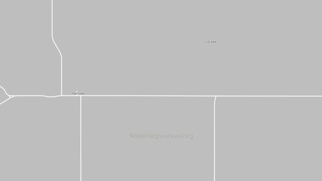 Transit Grade map of Fortuna, ND