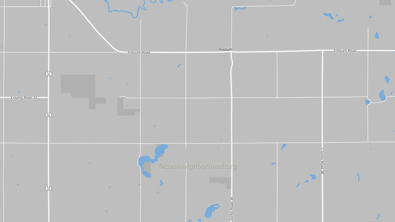 Transit Grade map of Fossum, MN