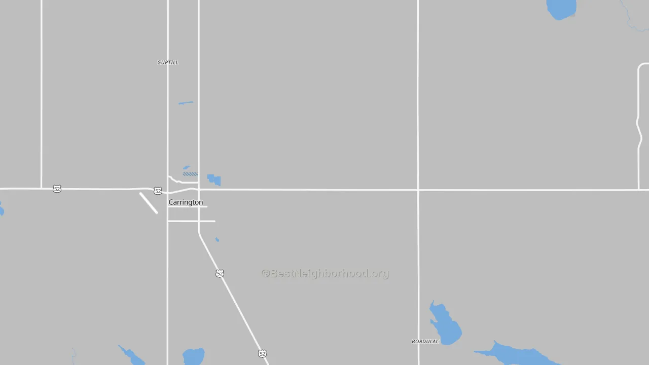 Transit Grade map of Foster County, ND