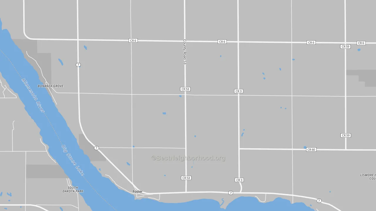 Transit Grade map of Foster, MN