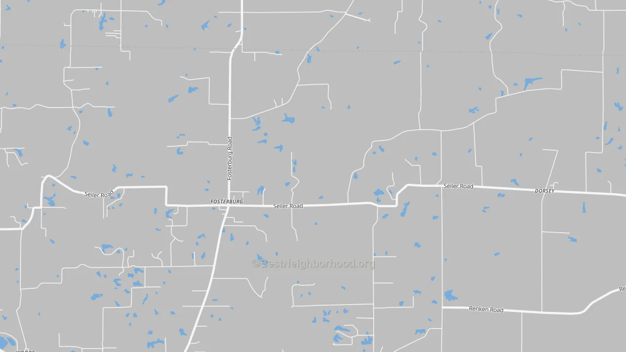 Transit Grade map of Fosterburg, IL