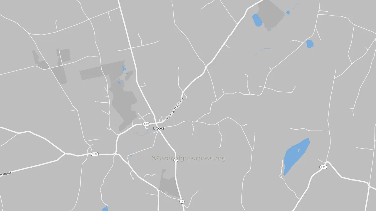 Transit Grade map of Fosters Corner, ME