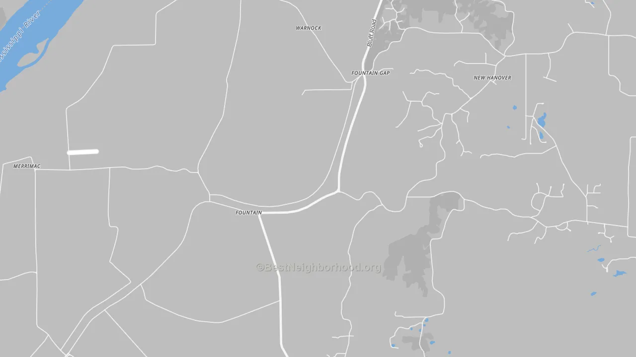 Transit Grade map of Fountain Gap, IL