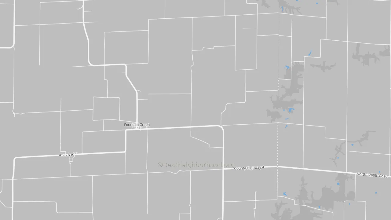 Transit Grade map of Fountain Green, IL