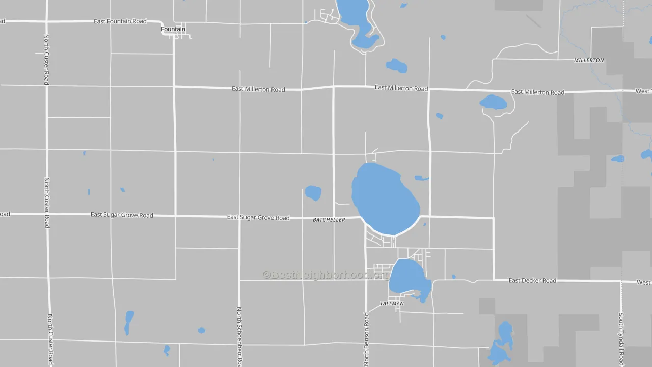 Transit Grade map of Fountain, MI