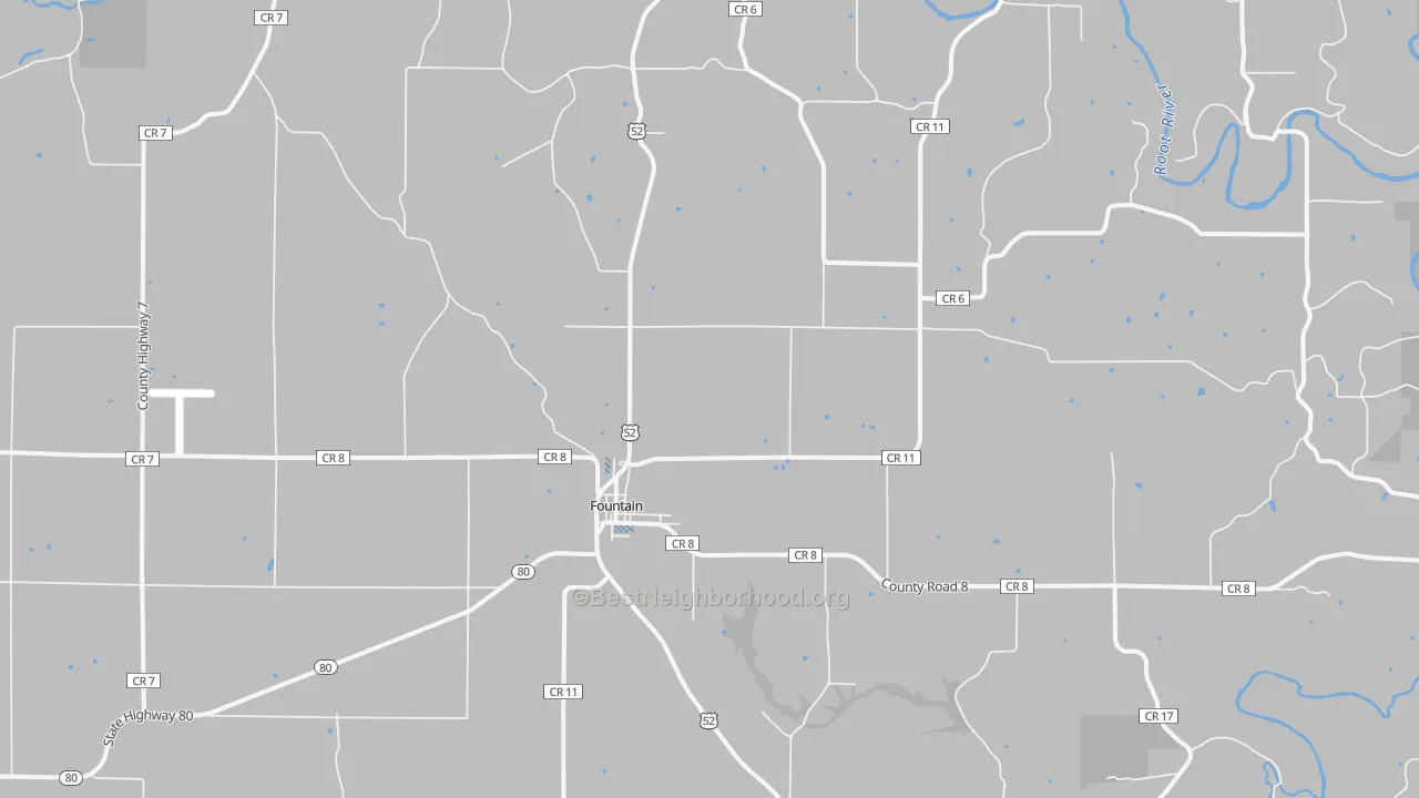 Transit Grade map of Fountain, MN