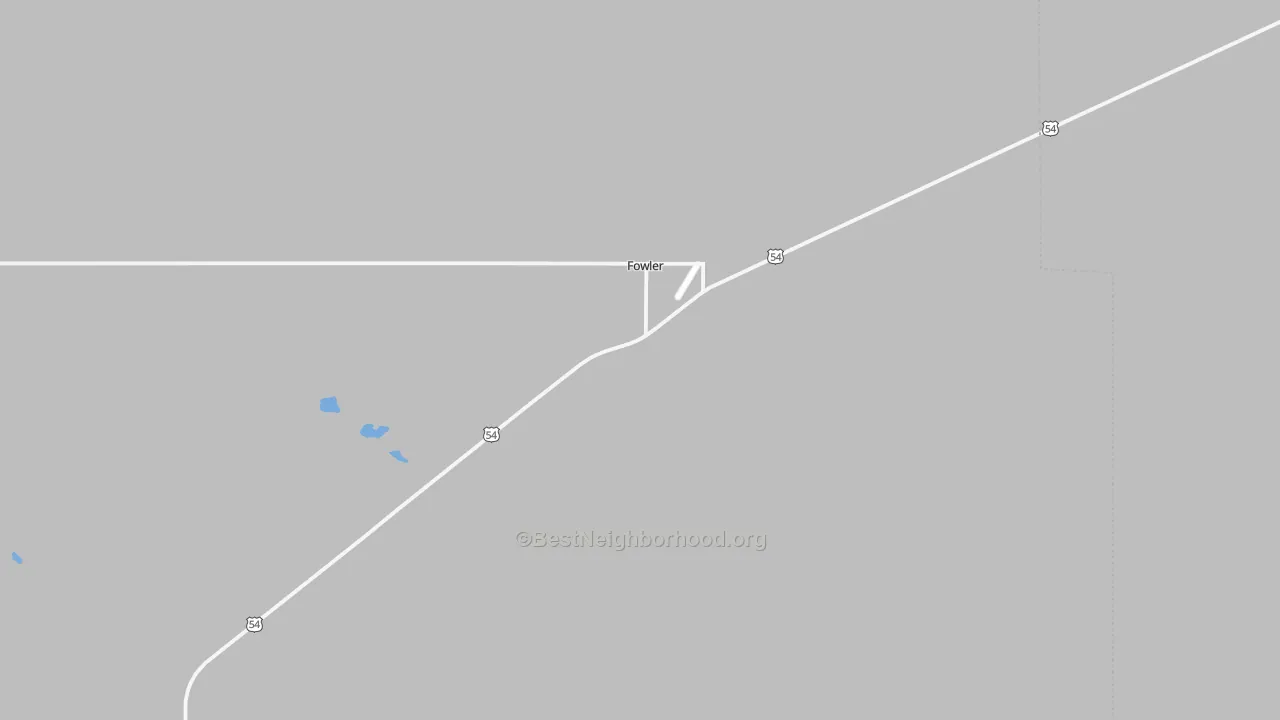 Transit Grade map of Fowler, KS