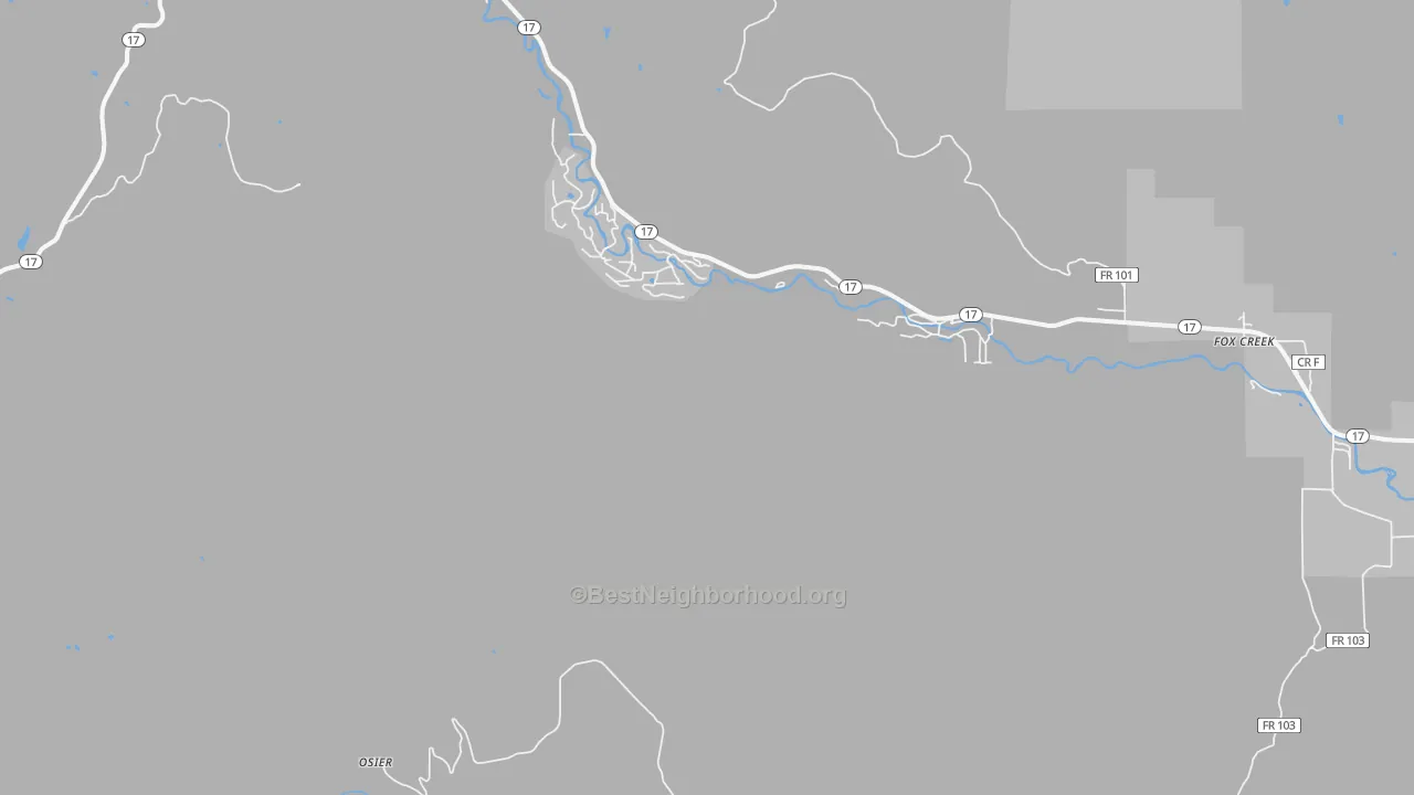 Transit Grade map of Fox Creek, CO