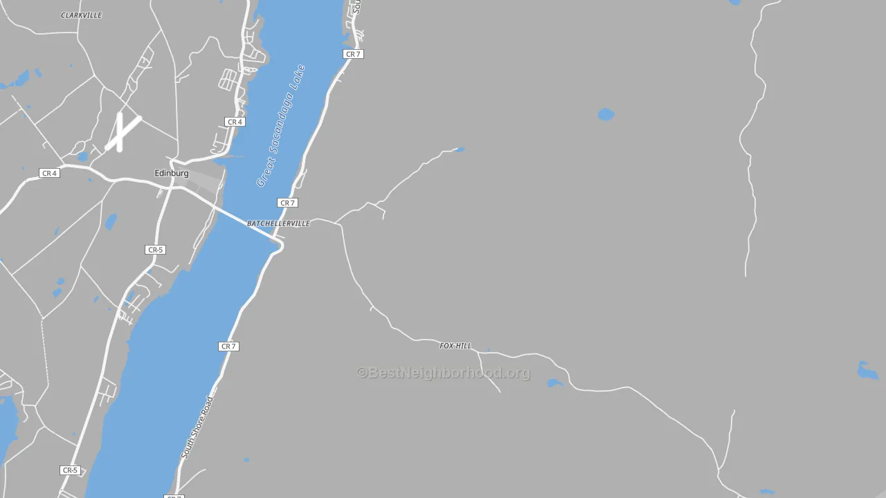 Transit Grade map of Fox Hill, NY