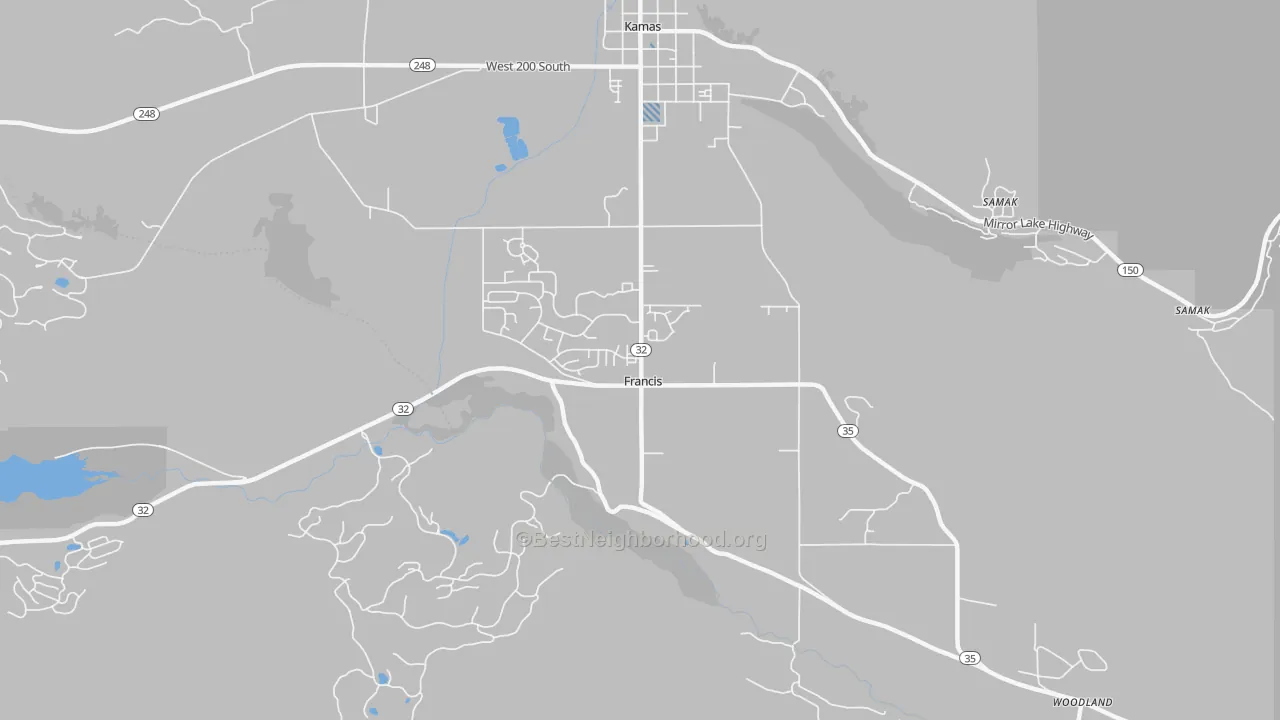 Transit Grade map of Francis, UT