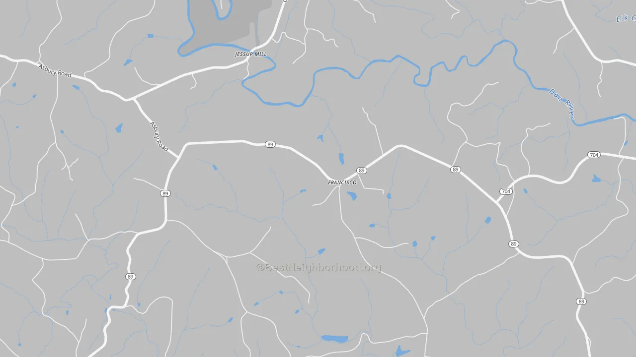 Transit Grade map of Francisco, NC