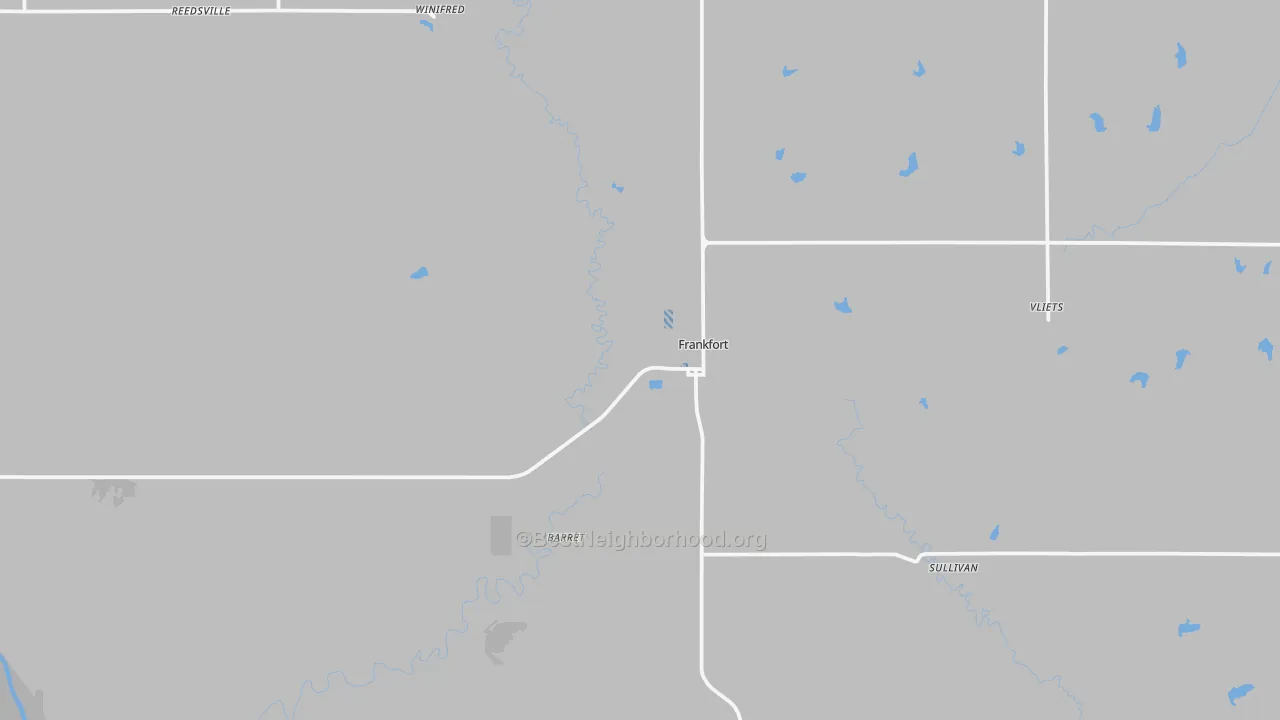 Transit Grade map of Frankfort, KS
