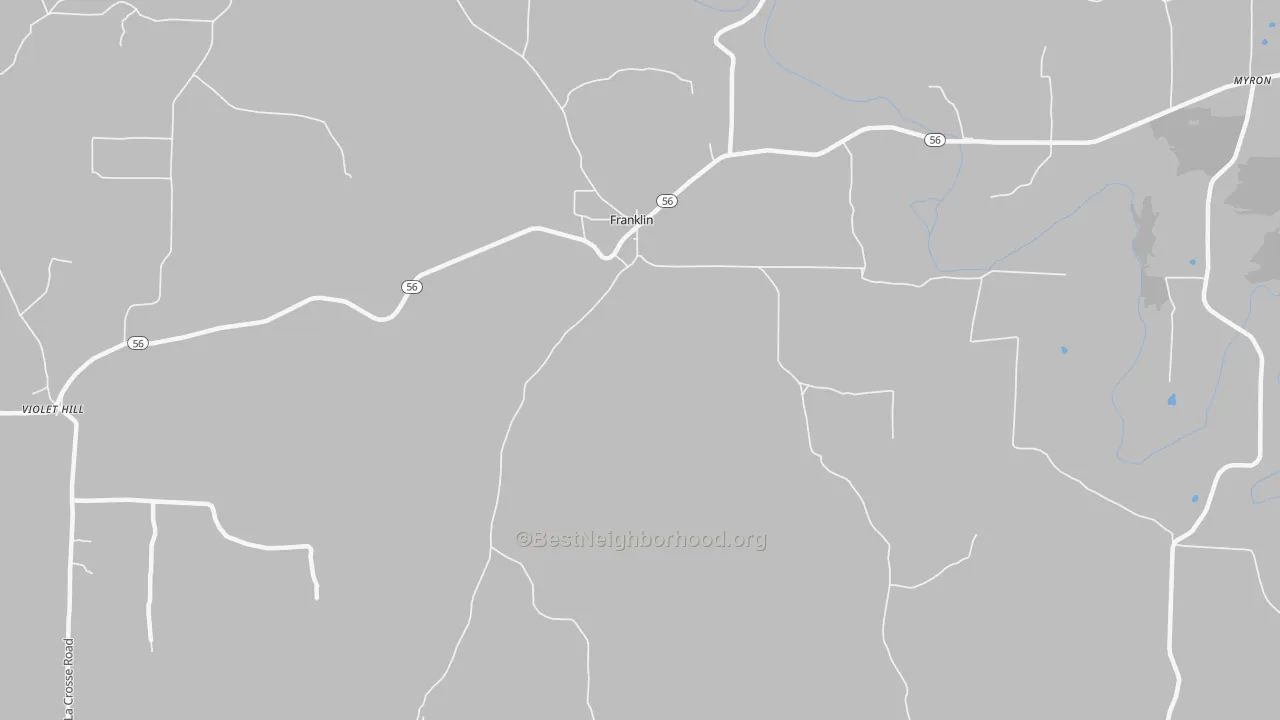 Transit Grade map of Franklin, AR