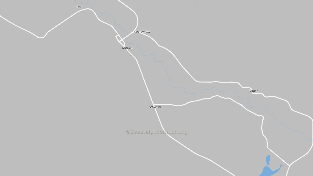 Transit Grade map of Franklin, AZ