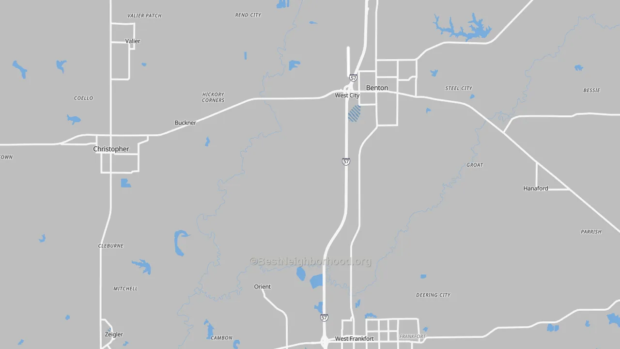 Transit Grade map of Franklin County, IL
