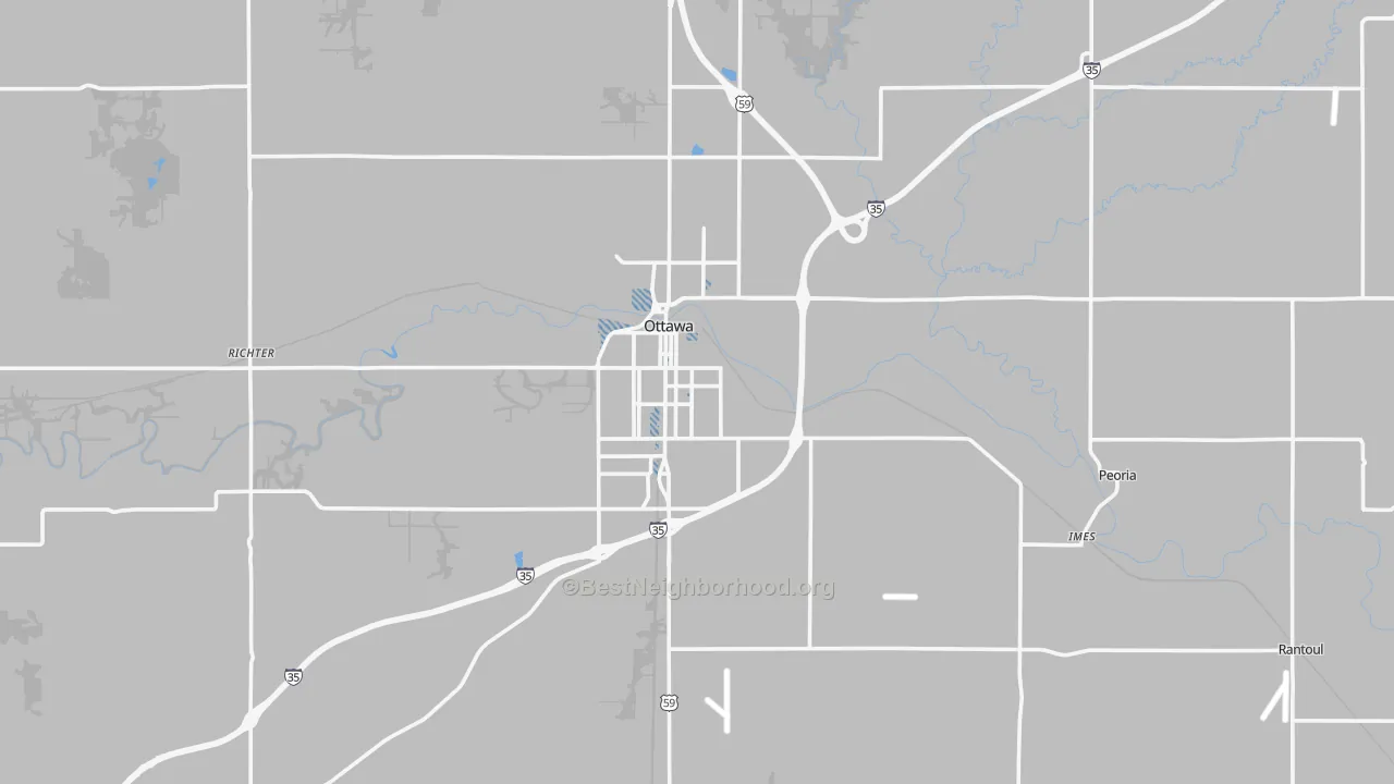 Transit Grade map of Franklin County, KS