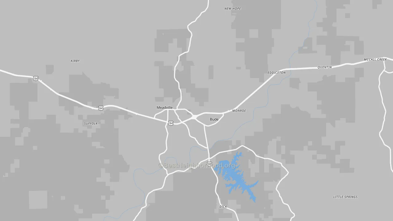Transit Grade map of Franklin County, MS