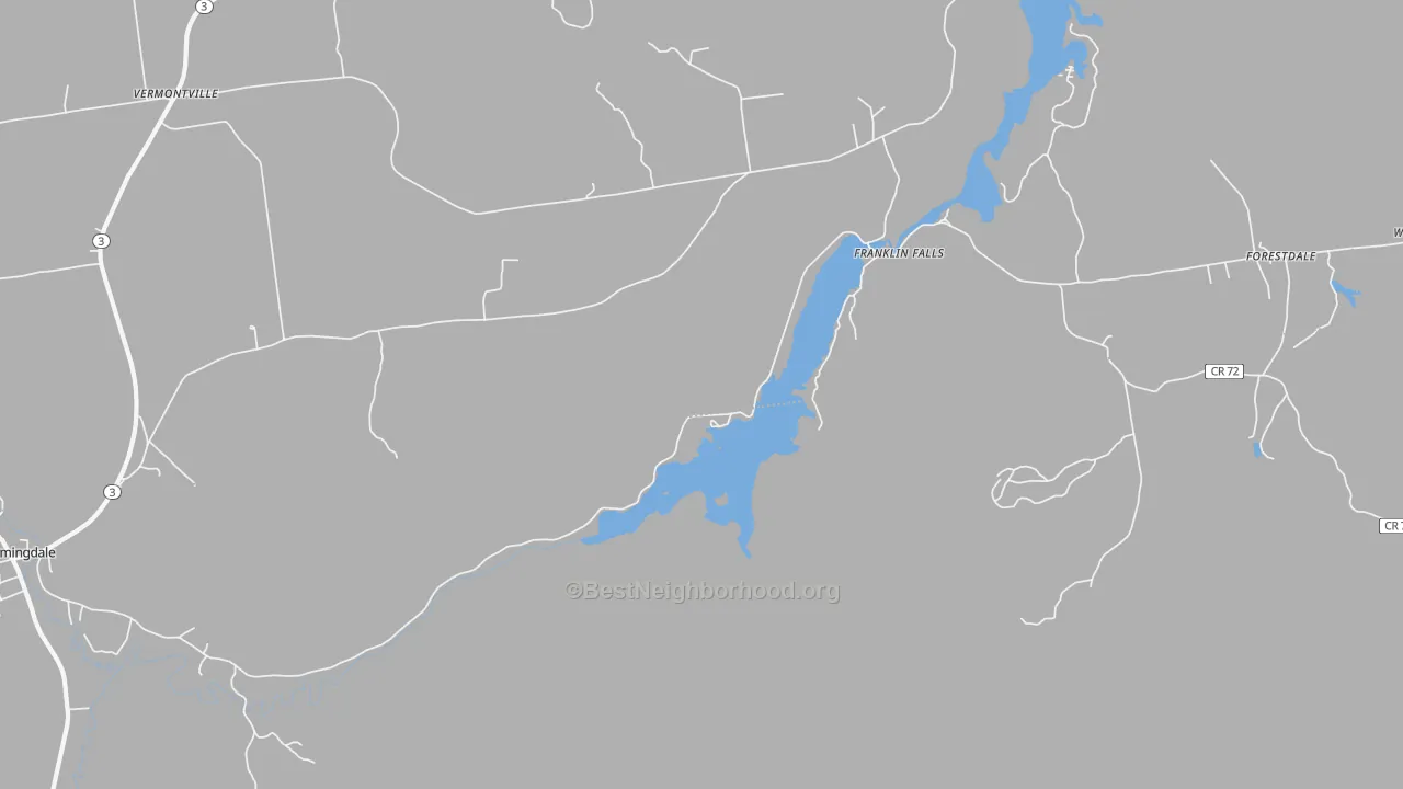 Transit Grade map of Franklin Falls, NY