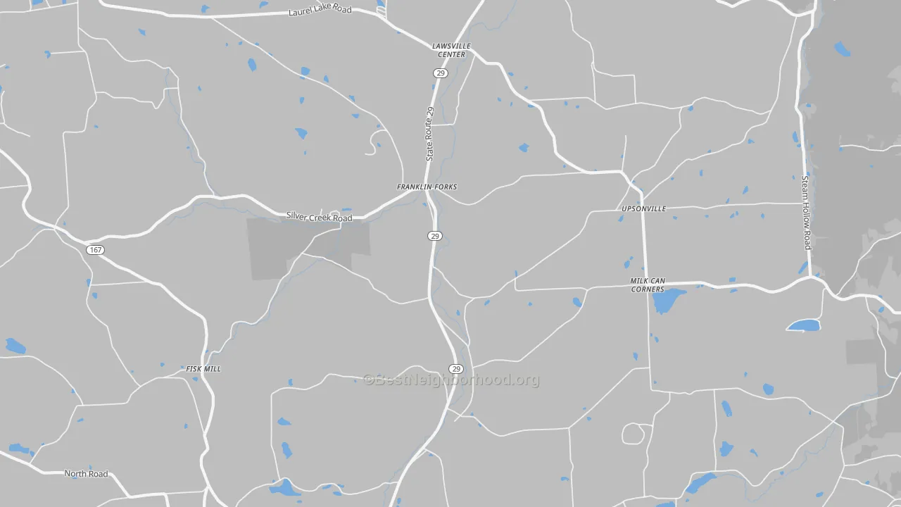 Transit Grade map of Franklin Forks, PA