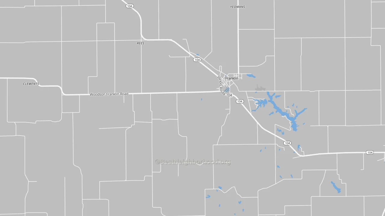 Transit Grade map of Franklin, IL