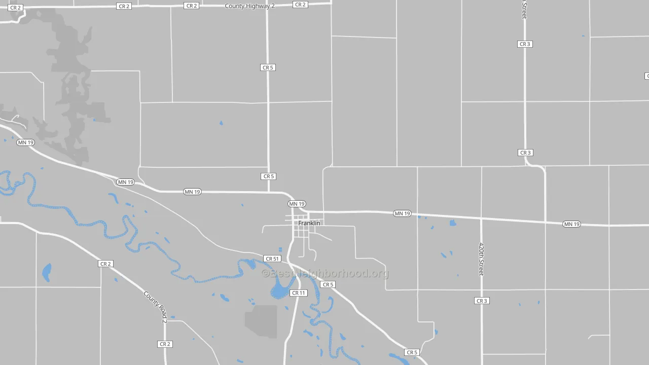 Transit Grade map of Franklin, MN