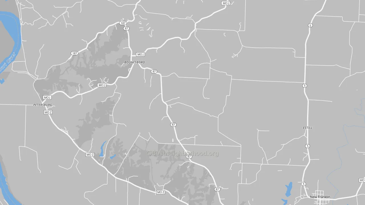 Transit Grade map of Franklin, MO